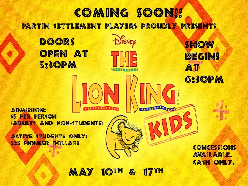  Lion King Kids Info